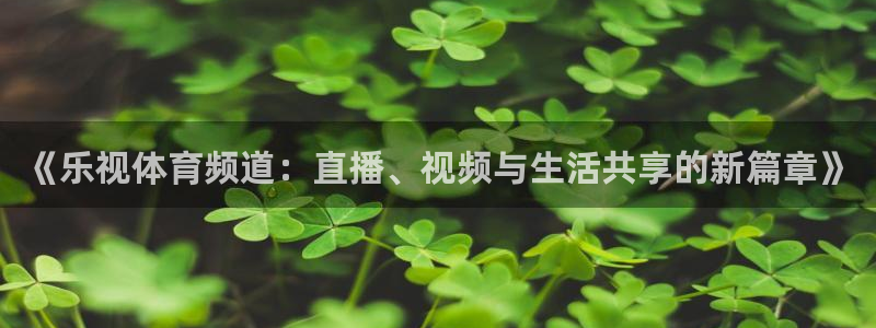 360足球比赛直播雨燕：《乐视体育频道：直播、视频与生活共享的新篇章》
